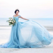 Blue Wedding Dress