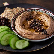 Black Chickpea Hummus