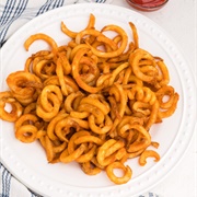 Strawberry Vinaigrette Curly Fries