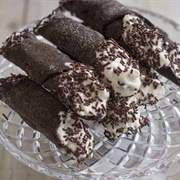 Black Cannoli Shell