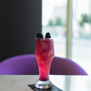 Strawberry Fanta With Blackberries