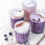 Blueberry Milk Latte