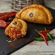 Chicken, Bacon &amp; Chorizo Pasty