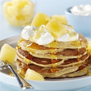 Pancakes With Pineapple Slices