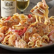 Chicken Shrimp Carbonara