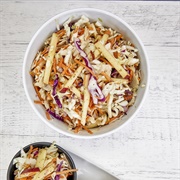 Apple Coleslaw With Honeycomb Candy