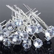 Diamond Hair Clips