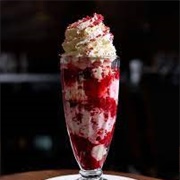 Red Velvet Ice Cream Sundae