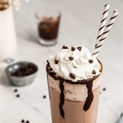 Chocolate and Coffee Frappé (Chocolate Crushiato)