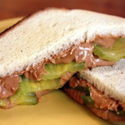 Peanut Butter Pickle Sandwich