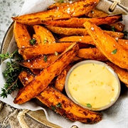 Ranch Sweet Potato Wedges