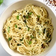 Garlic Basil Pasta