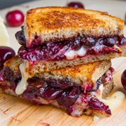 Black Cherry Jam Sandwich