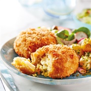 Smoked Haddock, Cheddar &amp; Leek Fishcakes