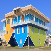 Upside Down House at Pier 2, Kaohsiung, Taiwan