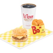 Sausage Egg &amp; Cheese Biscuit Combo