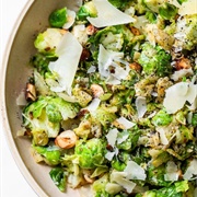 Cacio E Pepe Brussels Sprouts