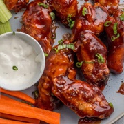 Wings With BBQ Sauce