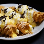 Pineapple-Upside-Down-Shell Cannoli