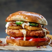 Tomato Fried Chicken Sandwich