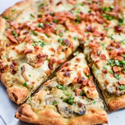 Chicken and Mushroom Pizza