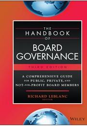 The Handbook of Board Governance (Richard Leblanc)