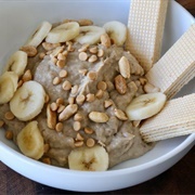 Banana and Peanut Butter Sundae