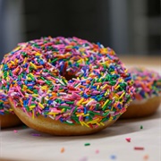 Rainbow Sprinkle Donut