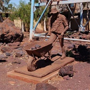 Black Rock Stakes Sculpture