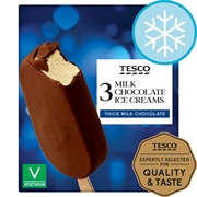 Milk Chocolate Coated Ice Cream Lolly