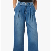 Pleated Denim