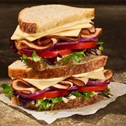 Turkey &amp; Cheddar Sandwich