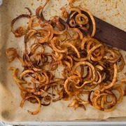 Roasted Pumpkin Seed Curly Fries