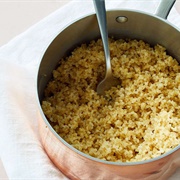 Simmered Bulgur Wheat With Celery