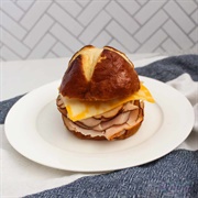 Pretzel-Bun Sandwich