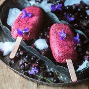 Blueberry, Blackcurrant, and Nerds Popsicle