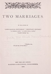 Two Marriages (Dinah Maria Mulock Craik)