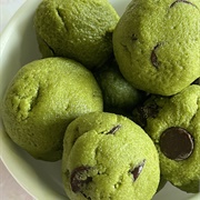 Matcha Boba Cookie Dough Bites