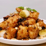 Boneless Wings and Shrimp With Taquitos and Kung Pao Sauce (Kung Pao Poppers)