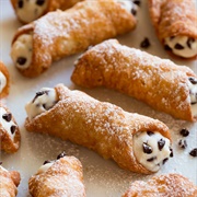 Neapolitan Cream Cannoli