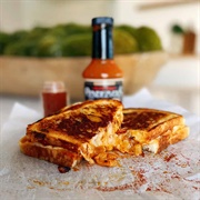 Grilled Cheese With BBQ Sauce