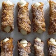 Cinnamon Sugar Cannoli