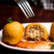 Crab Stuffed Beignets