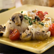 Roasted Button Mushroom Fish