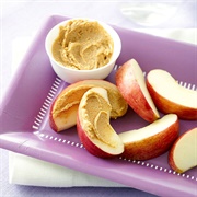 Apple and Peanut Butter Snack