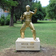 Bruce Lee Sculpture of Mostar