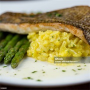 Black Bass Risotto