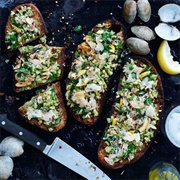 Clam Toast