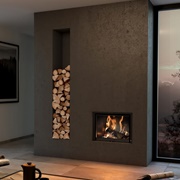 Firewood Niche (Log Wall)