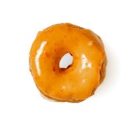 Orange Iced Donut